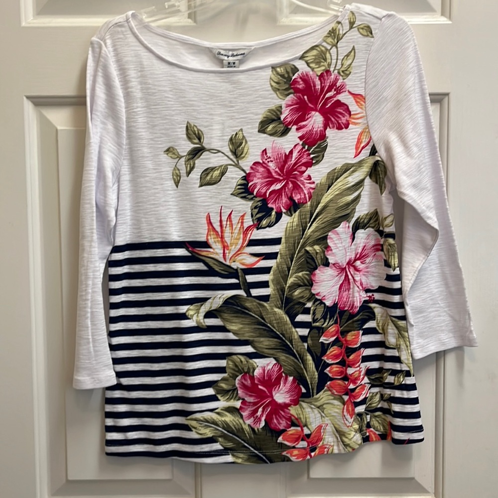 Tommy Bahama 100% cotton, 3/4 sleeve Brand new